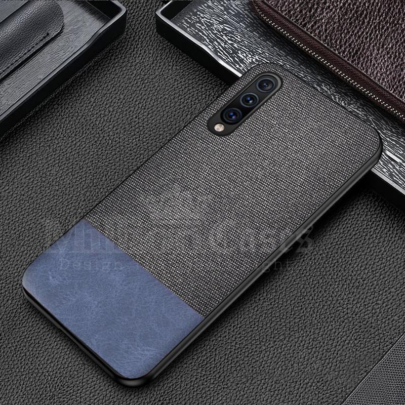 Galaxy A70 Two-tone Leather Textured Matte Case