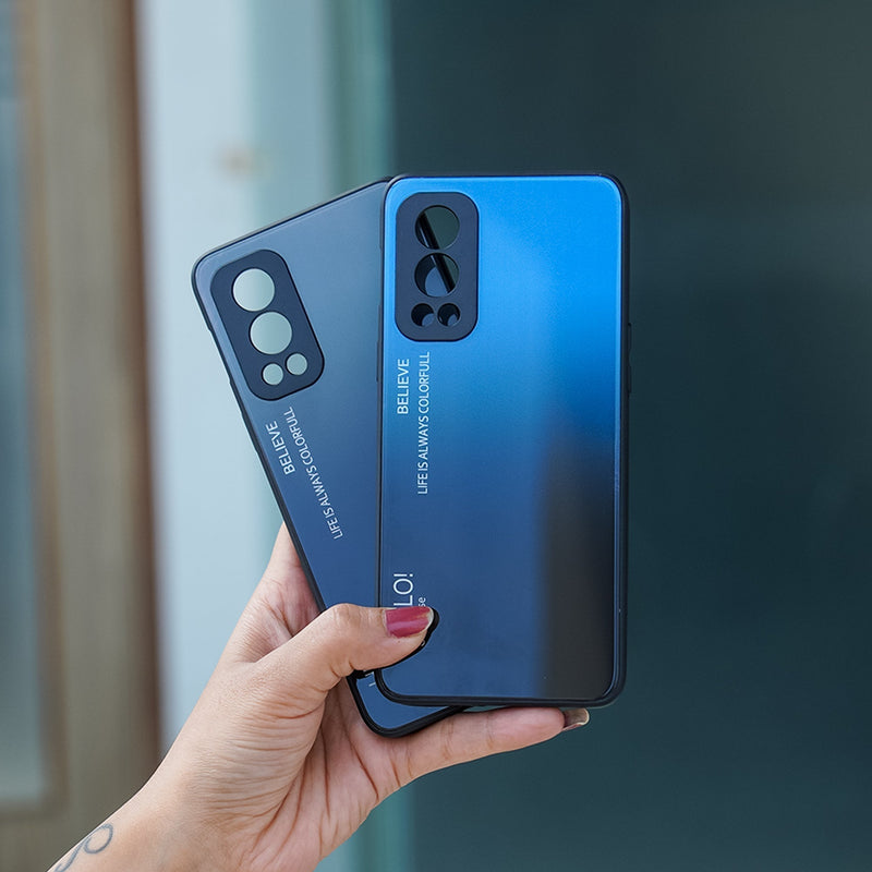 Delicate Gradient Slushy Glass Case - OnePlus