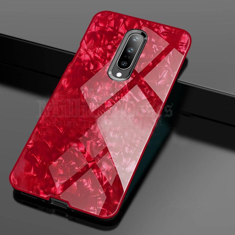 OnePlus 7 Pro Dream Shell Series Textured Marble Case