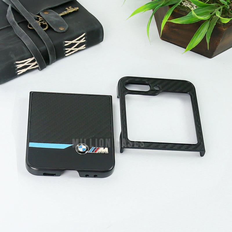 Galaxy Z Flip5 BMW Carbon Fiber Case