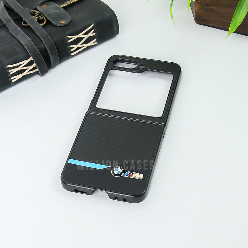 Galaxy Z Flip5 BMW Carbon Fiber Case