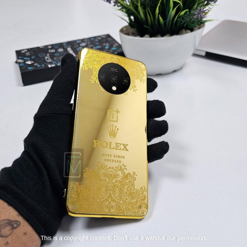 Crafted Gold Luxurious Camera Protective Case - OnePlus