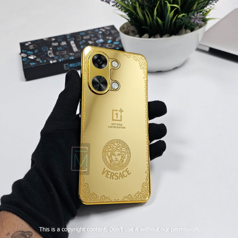 Crafted Gold Luxurious Camera Protective Case - OnePlus