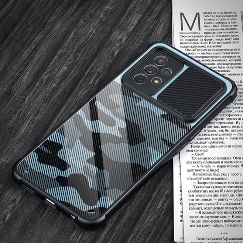 Galaxy A52 Camouflage Camera Protective Case