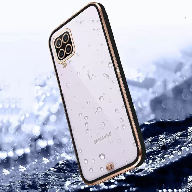 Galaxy F62 Electroplating Ultra Clear Shining Case