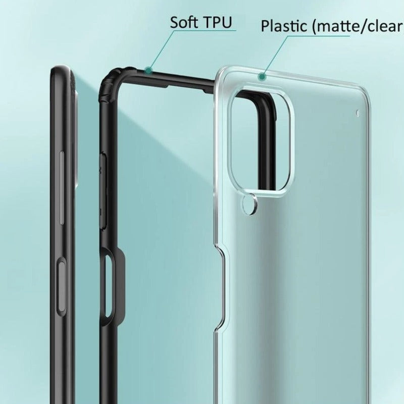 Galaxy F62 Transparent Bumper Case