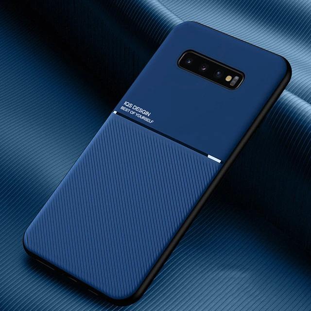 Galaxy S10 Plus Carbon Fiber Twill Pattern Soft TPU Case