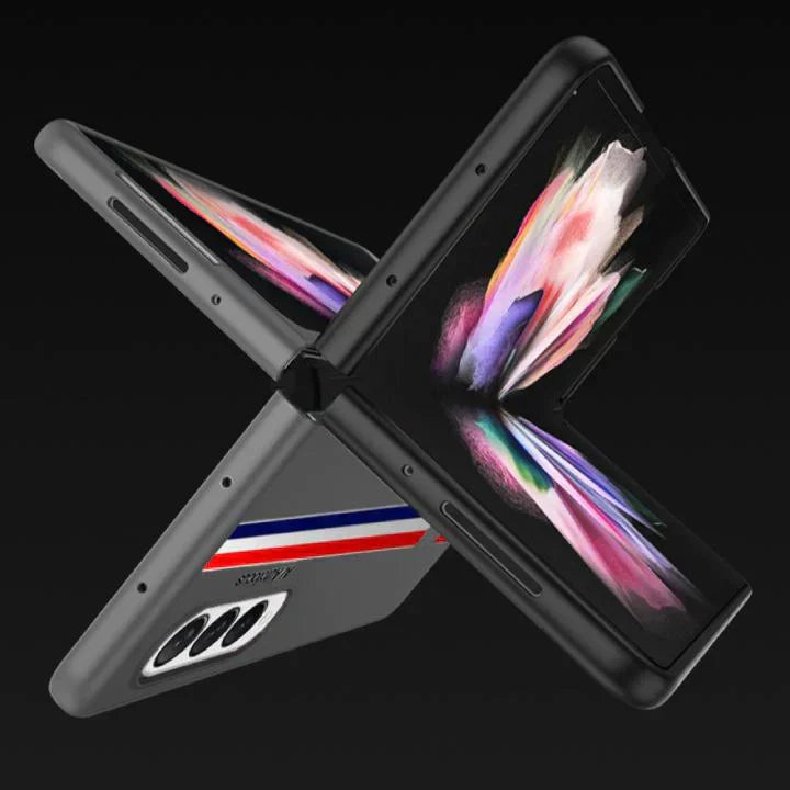 Galaxy Z Fold3 Ultra Thin Hybrid Striped Matte Shell Case