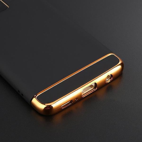 Galaxy A6 Plus Luxury 3in1 Electroplating Matte Finish Case