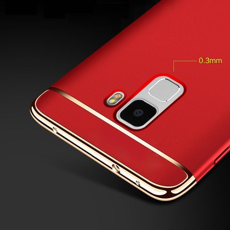 Galaxy A8 Plus Luxury 3 in 1 Electroplating Back Case