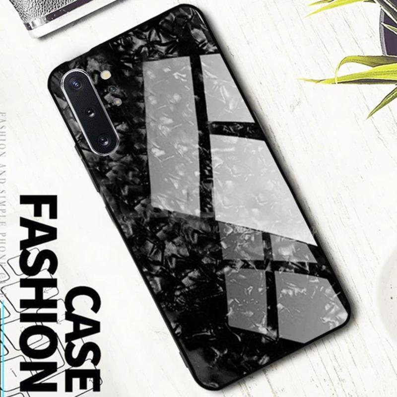 Galaxy Note 10 Plus Dream Shell Series Textured Marble Case