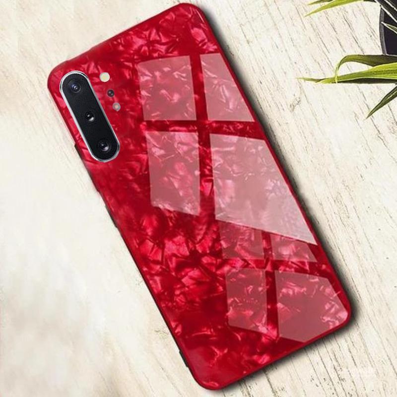 Galaxy Note 10 Plus Dream Shell Series Textured Marble Case