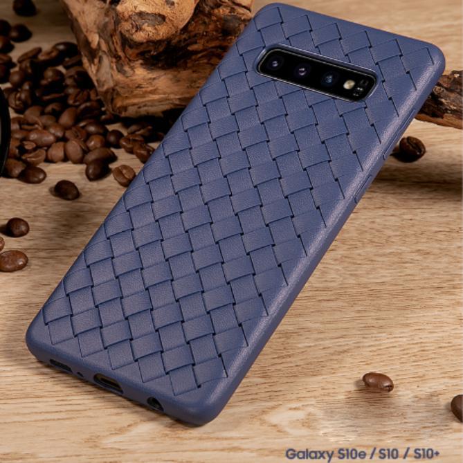 Henks ® Galaxy S10 Ultra-thin Grid Weaving Case