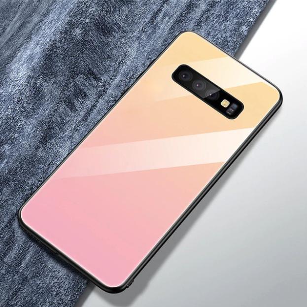 Galaxy S10 Plus Gradient Soft Edge Glass Back Case