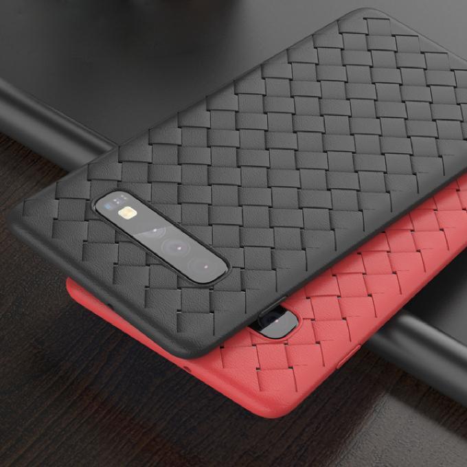 Henks ® Galaxy S10 Ultra-thin Grid Weaving Case