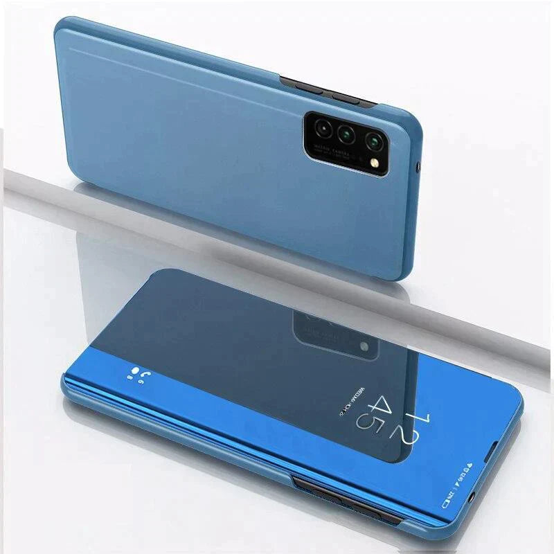 Galaxy S20 Series Mirror Clear View Flip Case [Non Sensor Working]