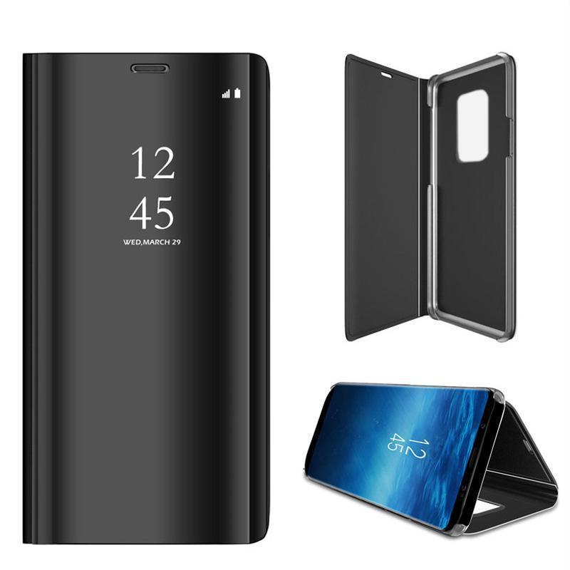 Galaxy M52 Mirror Clear View Flip Case