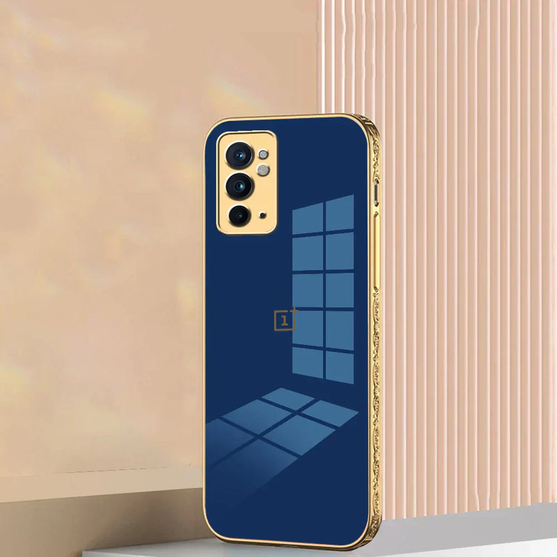 OnePlus 9RT Embossed TPU Gold Edge Design Case