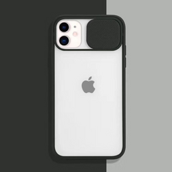 iPhone 12 Series Camera Lens Slide Protection Matte Case