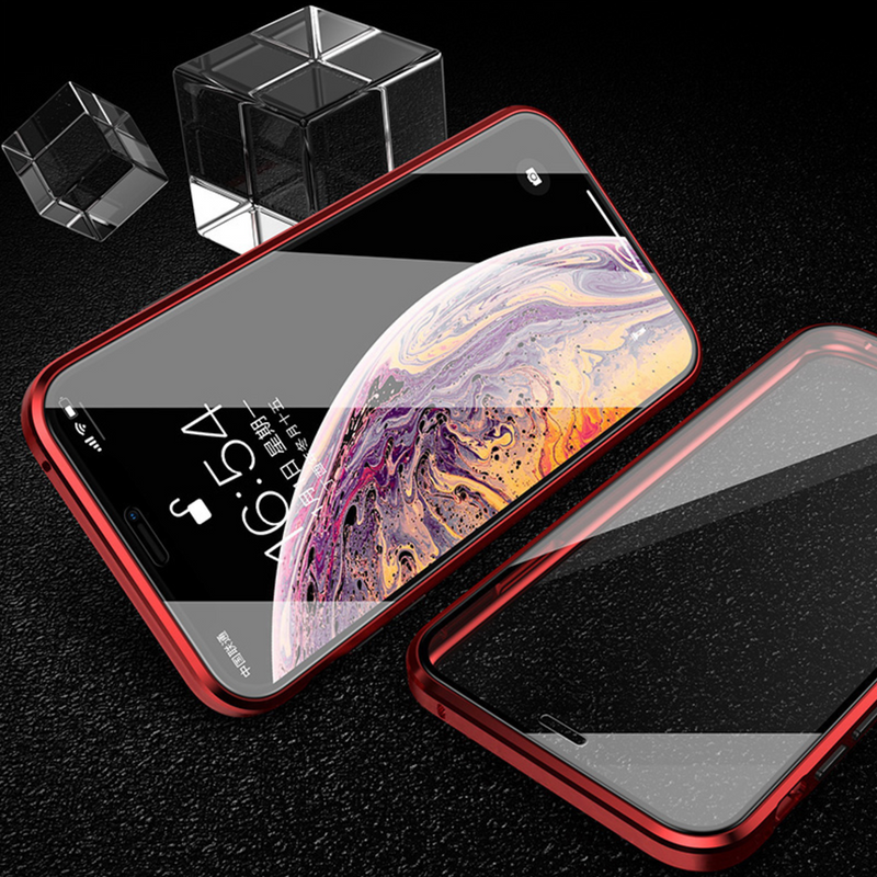 iPhone XR (Front+Back) Protection Magnetic Fit Case