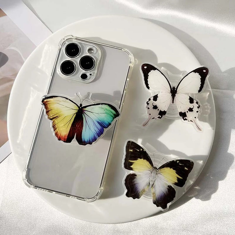 Acrylic Butterfly Phone case with gripper