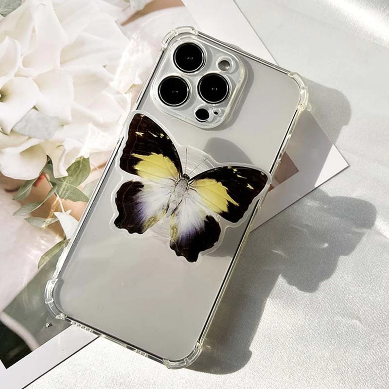 Acrylic Butterfly Phone case with gripper