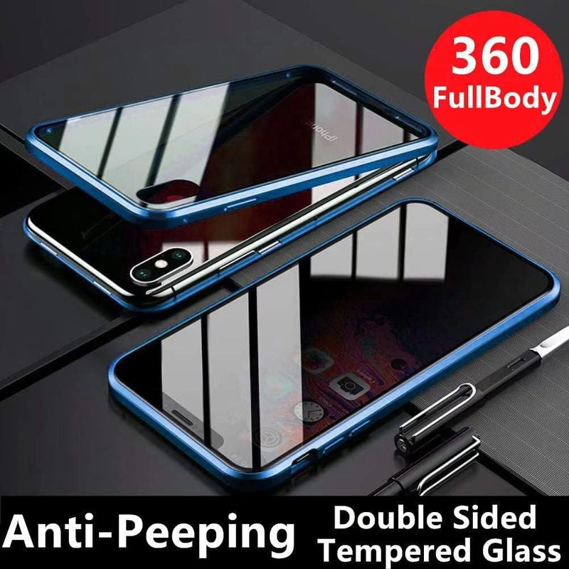 EXCLUSIVE PRIVACY MAGNETIC GLASS PHONE CASE WITH 360° PROTECTION ( VIVO )