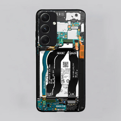 Samsung Galaxy Circuit Teardown Case: X-Ray Tech Interface Glass case