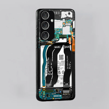 Samsung Galaxy Circuit Teardown Case: X-Ray Tech Interface Glass case