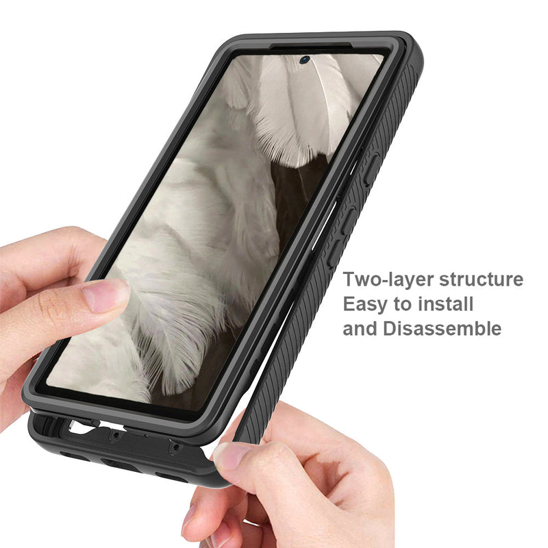 PRIVACY MAGNETIC GLASS PHONE CASE WITH 360° PROTECTION (pixel)