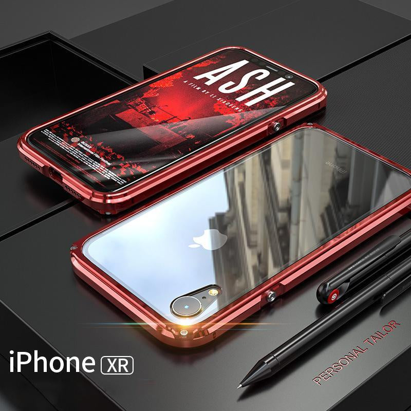 New Electronic Auto-Fit Magnetic Glass Case for iPhone 6/7/8