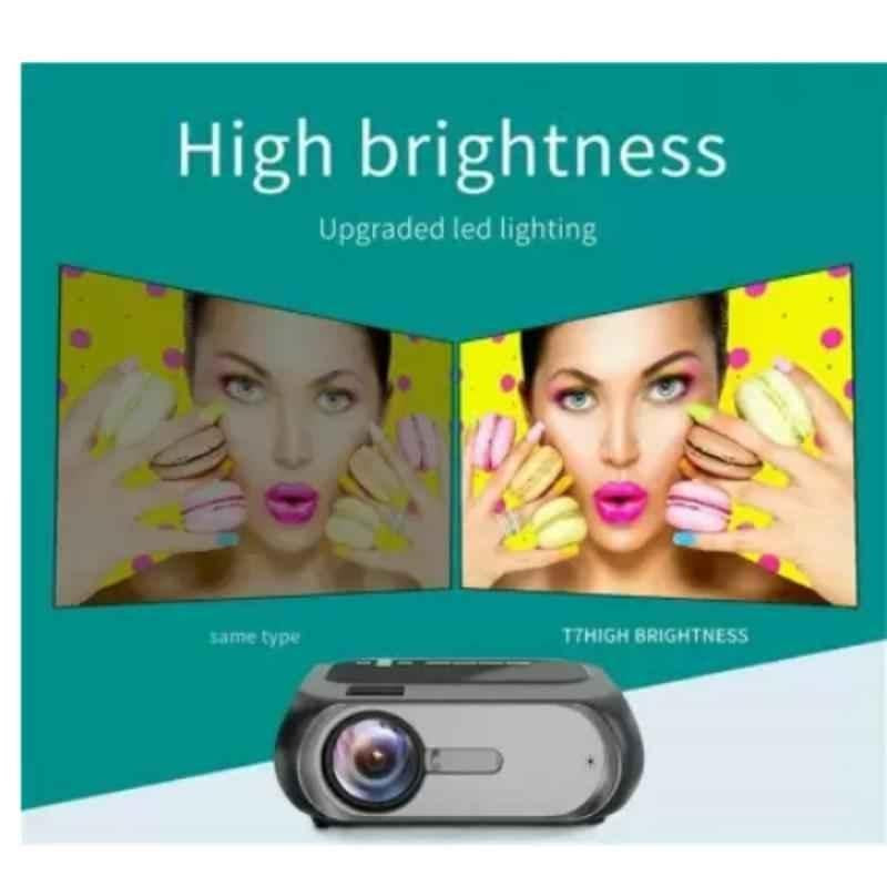 Black Home Theater Portable Projector