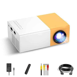 Yoton UC500 400lm Yellow Portable Mini Home Theater LED Projector