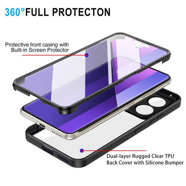 Exclusive Privacy Magnetic Glass Phone Case With 360° Protection (Redmi)