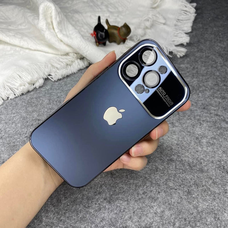 Premium Chromatic AG Lens Glass Case For iPhone 15 Series