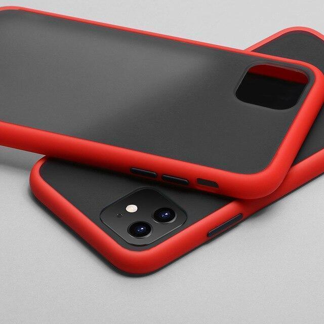 iPhone 12 Series Luxury Shockproof Matte Finish Case