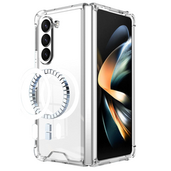 Galaxy Z Fold5 Anti-Knock TPU Transparent MagSafe Case