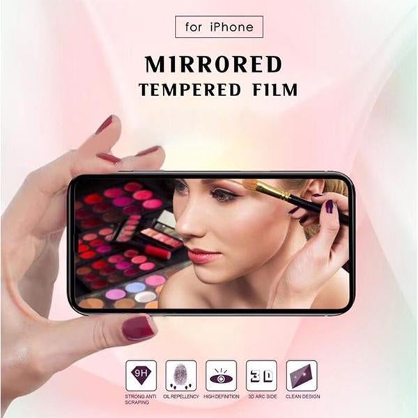 Kingxbar ® iPhone X 3D Mirror Effect Tempered Glass