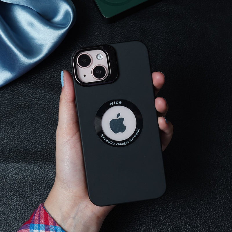 Luxury Camera Protector Stand Case With Logo Cut  - iPhone