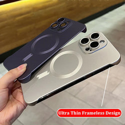 Rimless Magnetic Anti-drop Phone Case For iPhone