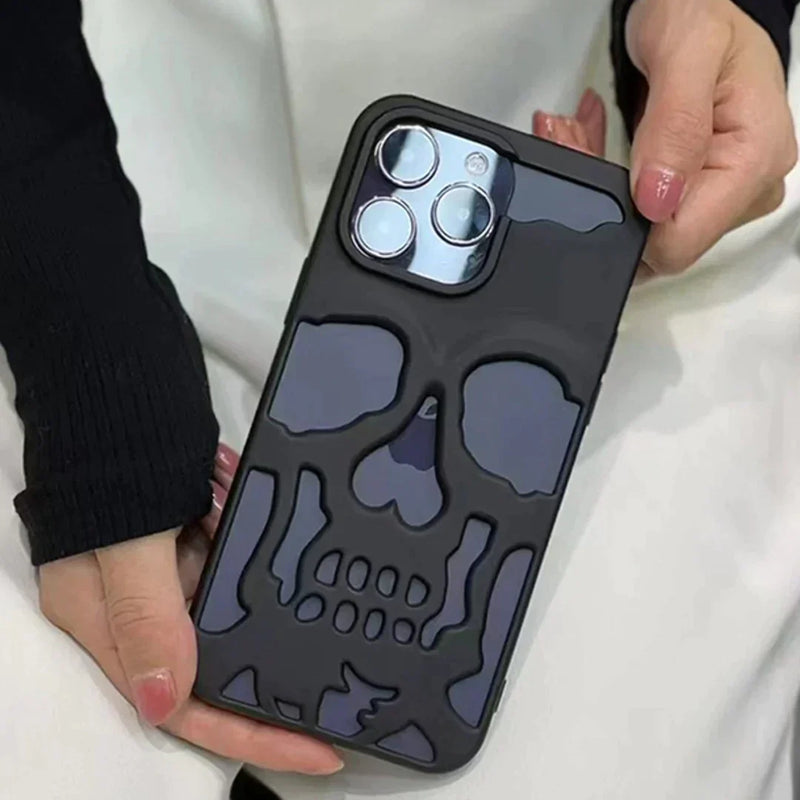 Hollow Skull Design Case - iPhone