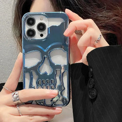 Hollow Skull Design Case - iPhone