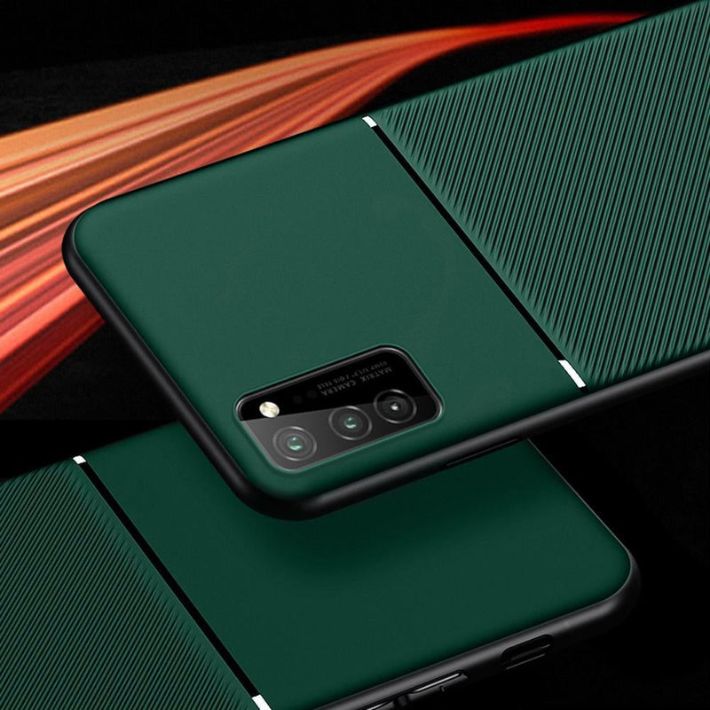 Galaxy M30s Carbon Fiber Twill Pattern Soft TPU Case