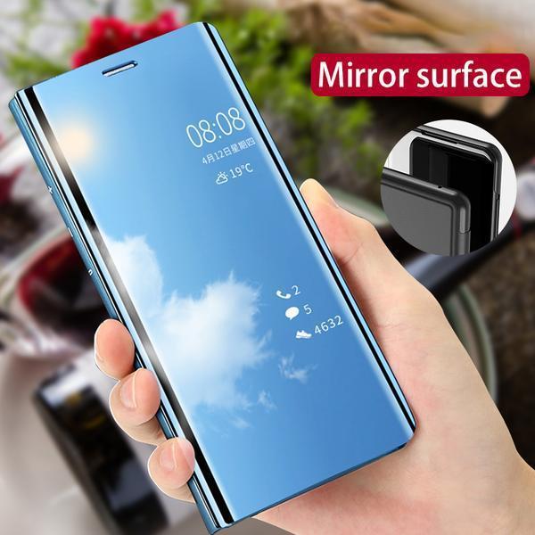 Galaxy Note 10 Lite Mirror Clear View Flip Case [Non Sensor Working]