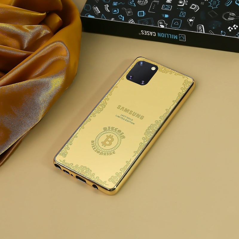 Galaxy Note Series Crafted Gold Luxurious Camera Protective Case