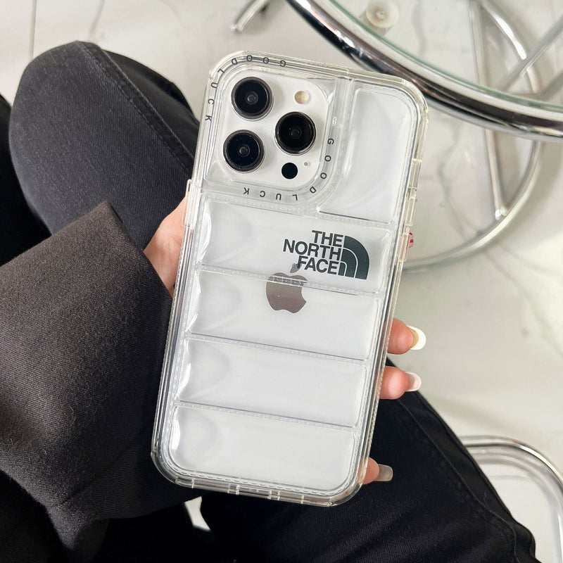 Puffer Case transparent Jacket iPhone Case