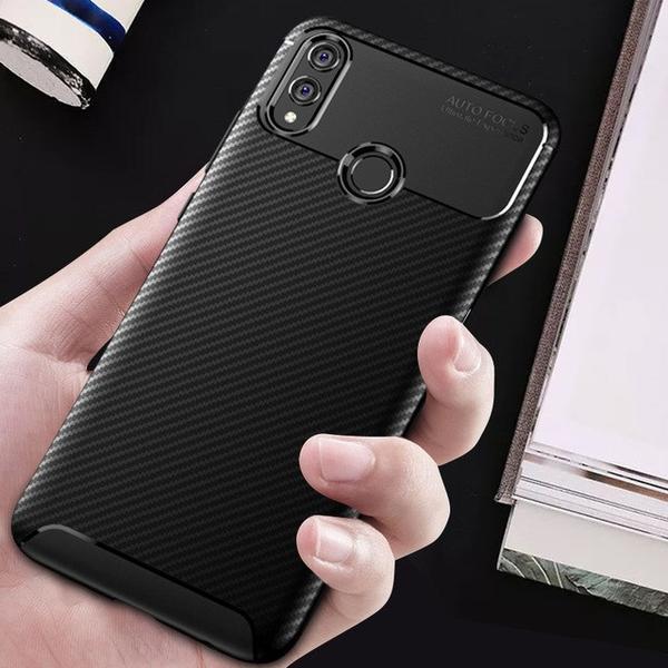 Galaxy A30 Frosted Carbon Fiber Shockproof Soft Case