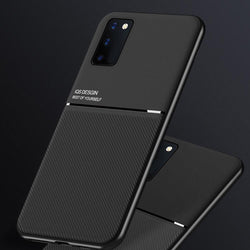 Galaxy S20 Carbon Fiber Twill Pattern Soft TPU Case