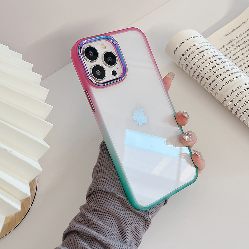 iPhone 13 Series Gradient Glass Camera Protection Case