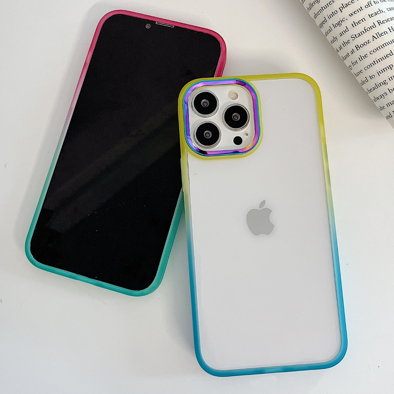 iPhone 13 Series Gradient Glass Camera Protection Case